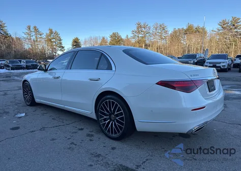 2021 Mercedes-Benz S 580 4Matic z USA, uszkodzony, nr VIN W1K6G7GB6MA045696